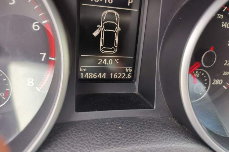 Used Volkswagen Golf GTI 2012 2.0 TSI GTI Odometer Close Up