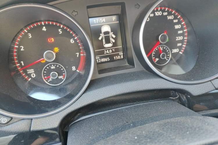 Used Volkswagen Golf GTI 2012 2.0 TSI GTI Odometer Close Up
