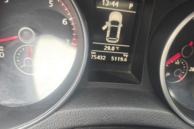 Used Volkswagen Golf GTI 2012 2.0 TSI GTI Odometer Close Up