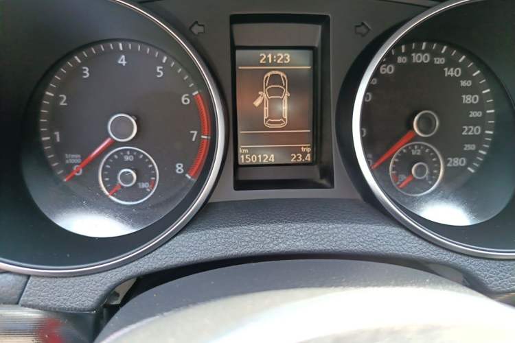 Used Volkswagen Golf GTI 2012 2.0 TSI GTI Odometer Close Up
