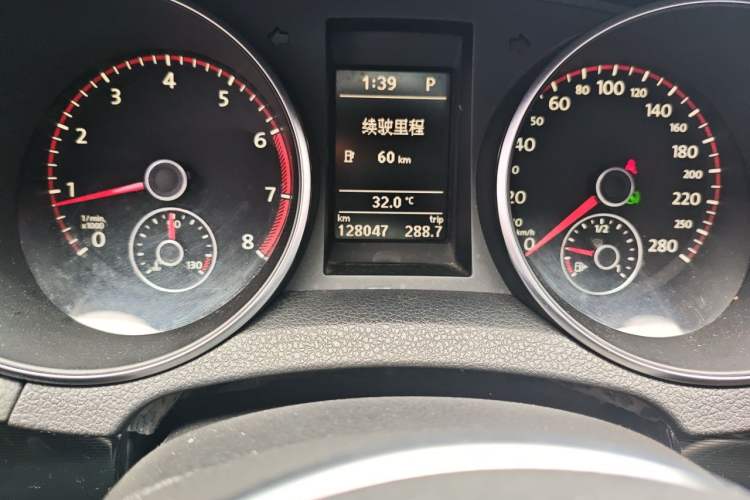 Used Volkswagen Golf GTI 2012 2.0 TSI GTI Odometer Close Up