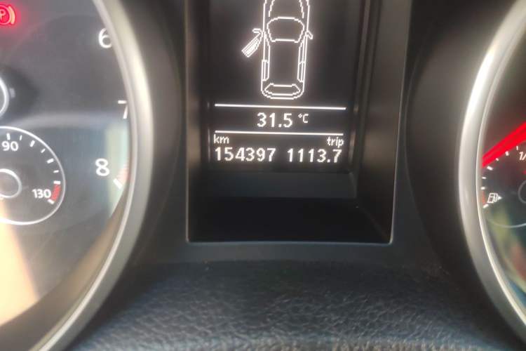 Used Volkswagen Golf GTI 2012 2.0 TSI GTI Odometer Close Up