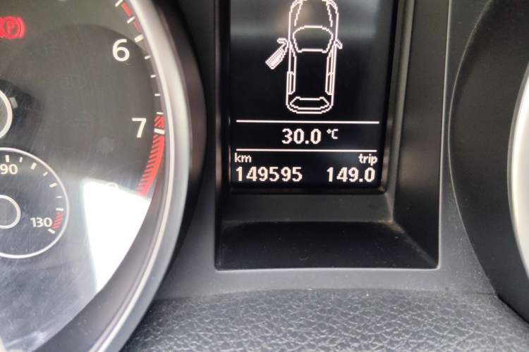 Used Volkswagen Golf GTI 2012 2.0 TSI GTI Odometer Close Up