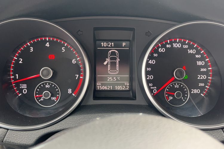 Used Volkswagen Golf GTI 2012 2.0 TSI GTI Odometer Close Up