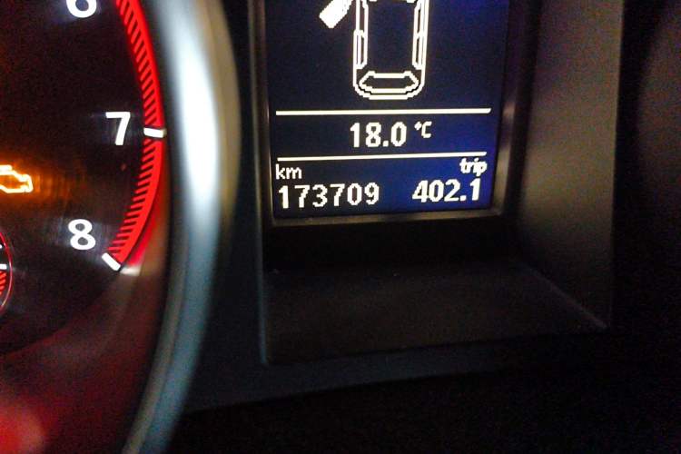 Used Volkswagen Golf GTI 2012 2.0 TSI GTI Odometer Close Up