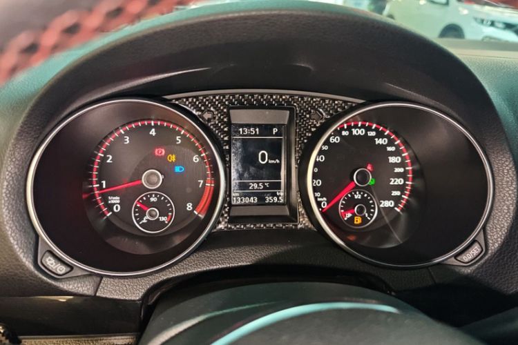 Used Volkswagen Golf GTI 2012 2.0 TSI GTI Odometer Close Up