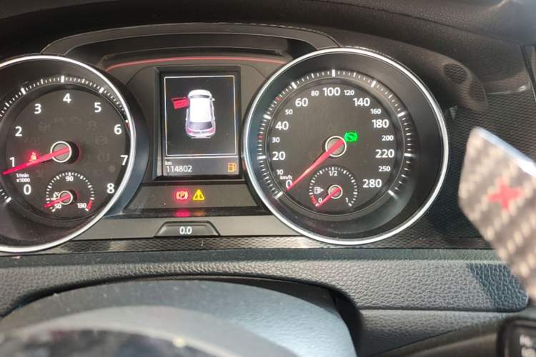 Used Volkswagen Golf GTI 2016 2.0 TSI GTI Odometer Close Up