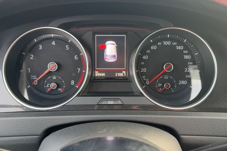 Used Volkswagen Golf GTI 2016 2.0 TSI GTI Odometer Close Up