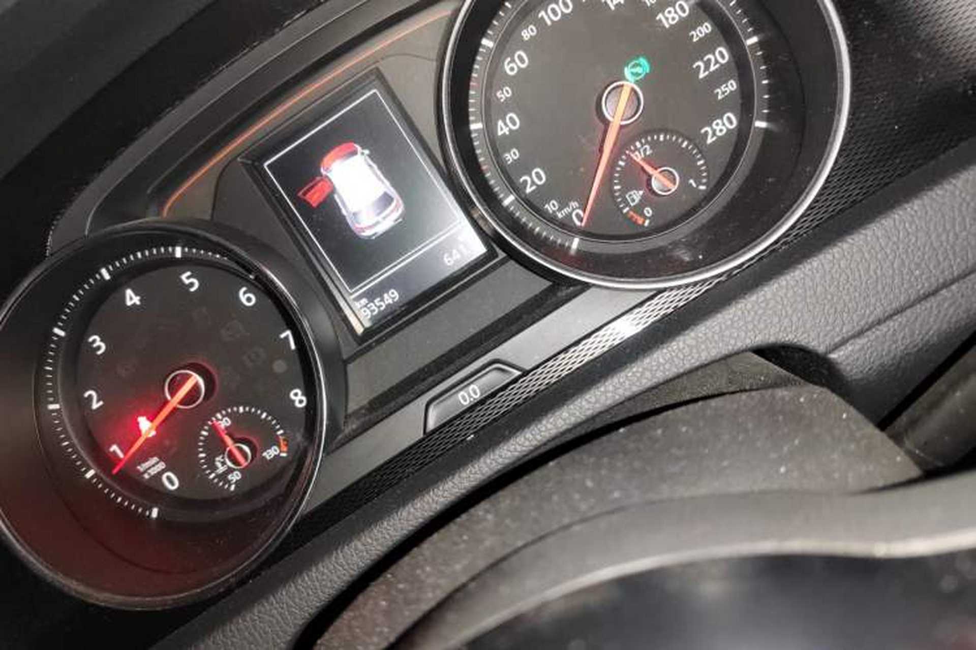Used Volkswagen Golf GTI 2016 2.0 TSI GTI Odometer Close Up