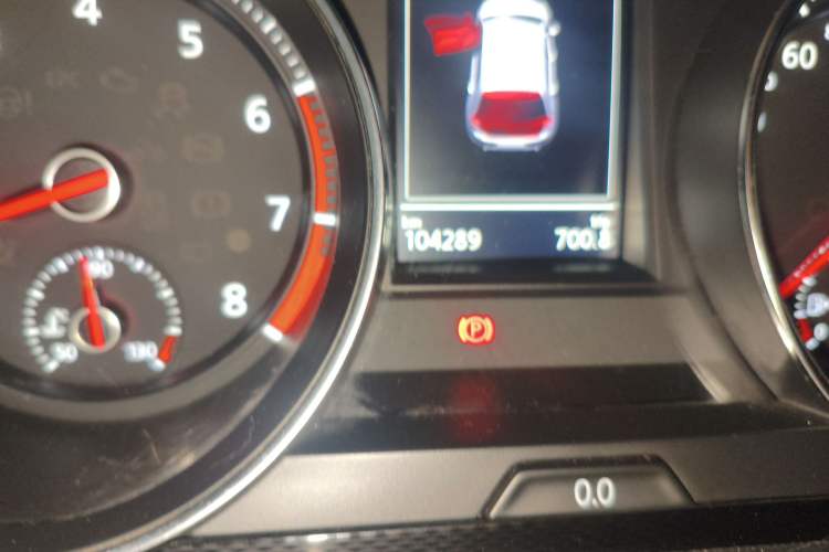 Used Volkswagen Golf GTI 2016 2.0 TSI GTI Odometer Close Up