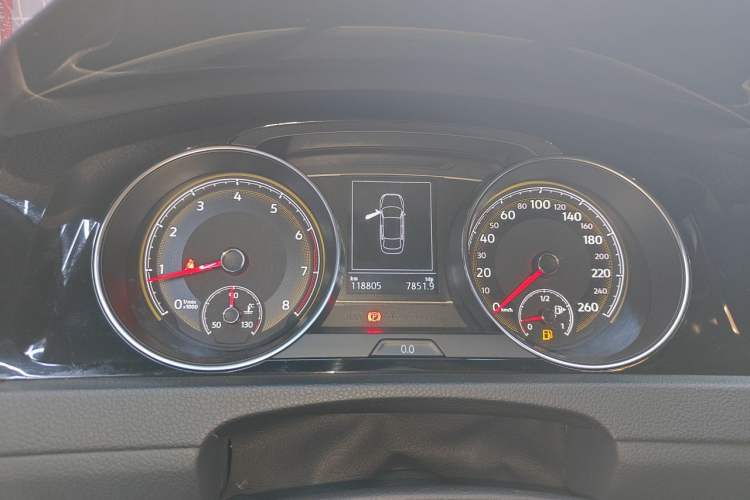 Used Volkswagen Golf GTI 2016 2.0 TSI GTI Odometer Close Up