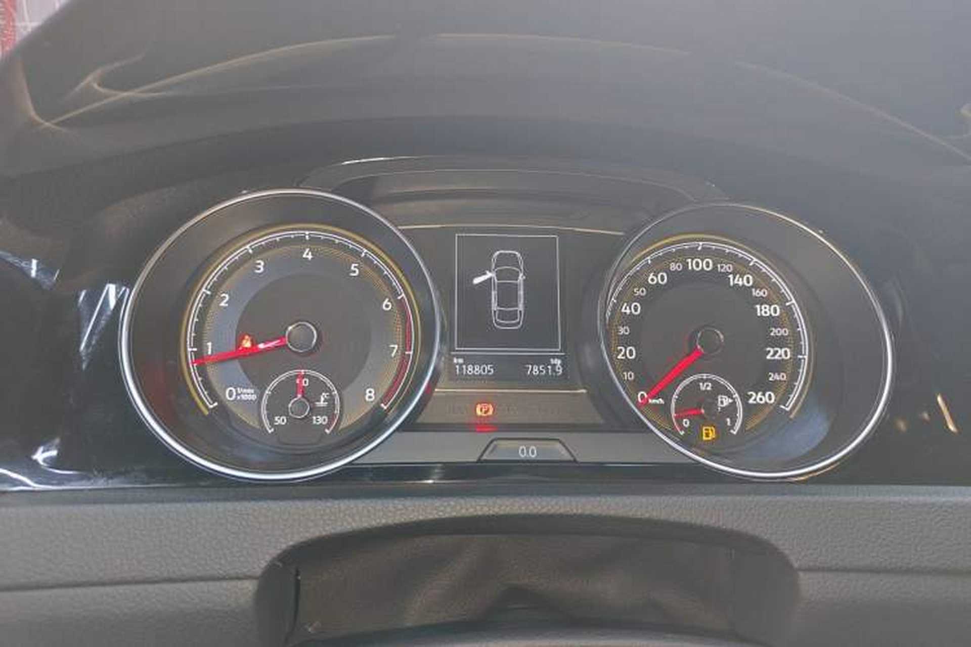 Used Volkswagen Golf GTI 2016 2.0 TSI GTI Odometer Close Up