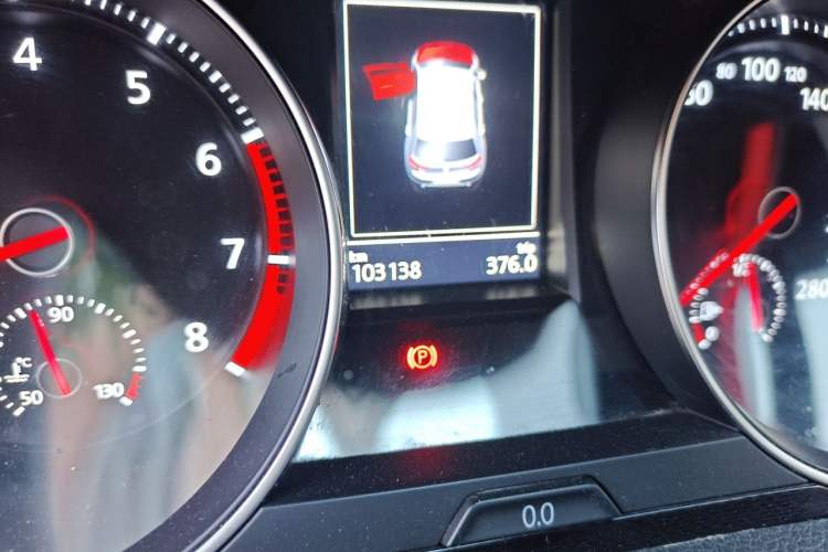 Used Volkswagen Golf GTI 2016 2.0 TSI GTI Odometer Close Up