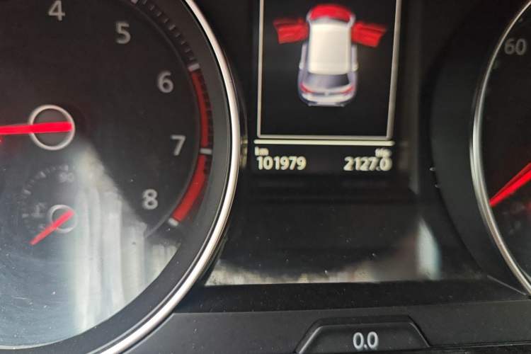 Used Volkswagen Golf GTI 2016 2.0 TSI GTI Odometer Close Up