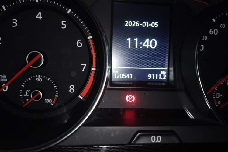 Used Volkswagen Golf GTI 2016 2.0 TSI GTI Odometer Close Up