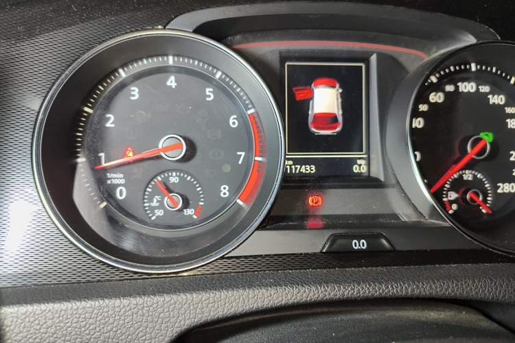 Used Volkswagen Golf GTI 2016 2.0 TSI GTI Odometer Close Up