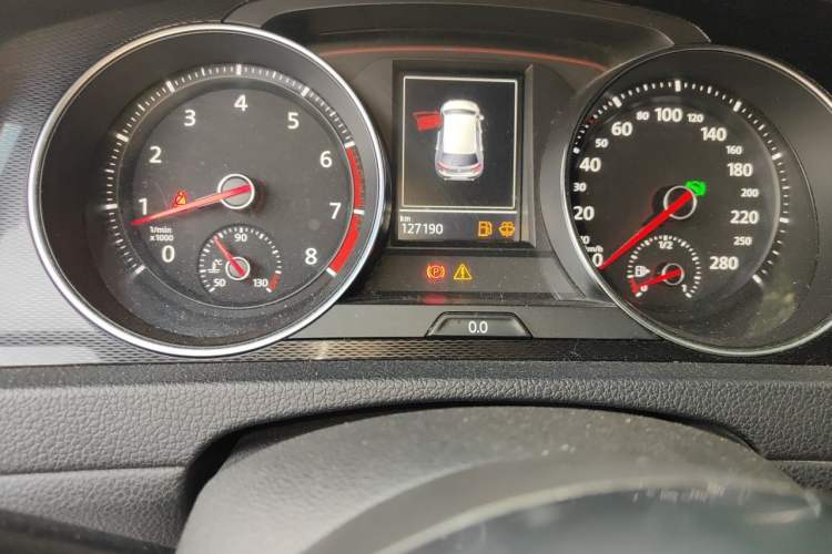 Used Volkswagen Golf GTI 2016 2.0 TSI GTI Odometer Close Up
