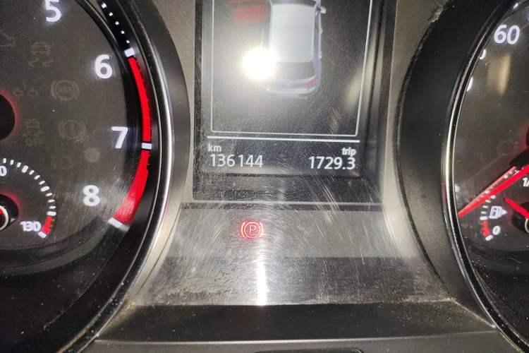 Used Volkswagen Golf GTI 2016 2.0 TSI GTI Odometer Close Up