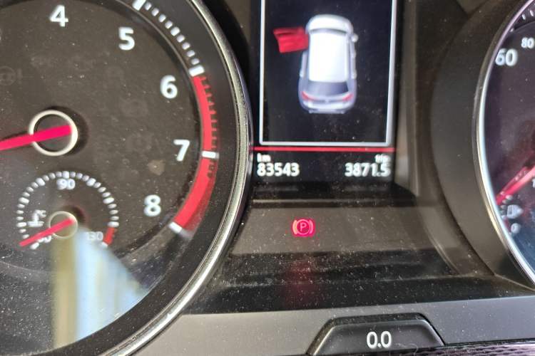 Used Volkswagen Golf GTI 2016 2.0 TSI GTI Odometer Close Up