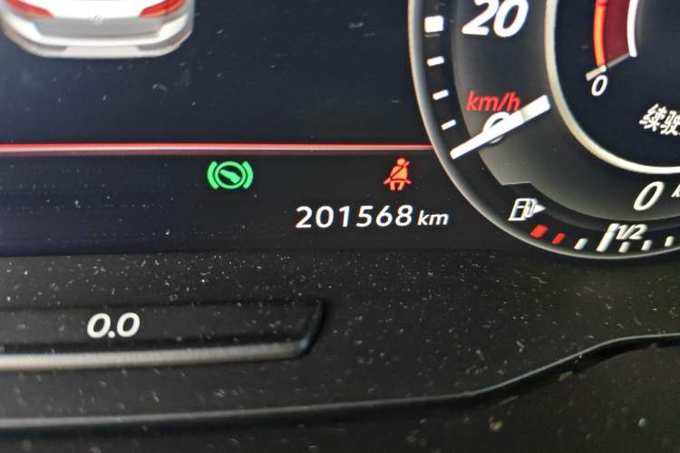 Used Volkswagen Golf GTI 2018 2.0 TSI GTI Odometer Close Up