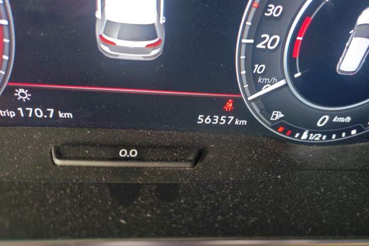 Used Volkswagen Golf GTI 2018 2.0 TSI GTI Odometer Close Up