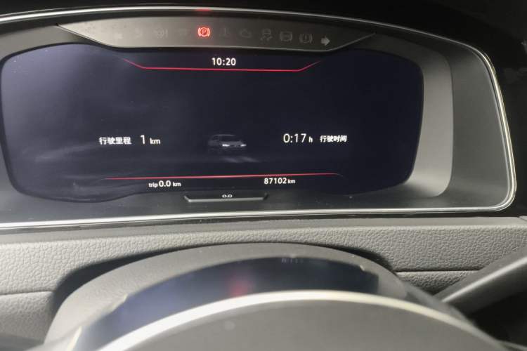 Used Volkswagen Golf GTI 2018 2.0 TSI GTI Odometer Close Up