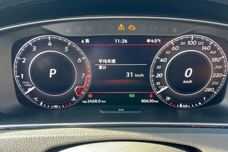 Used Volkswagen Golf GTI 2018 2.0 TSI GTI Odometer Close Up