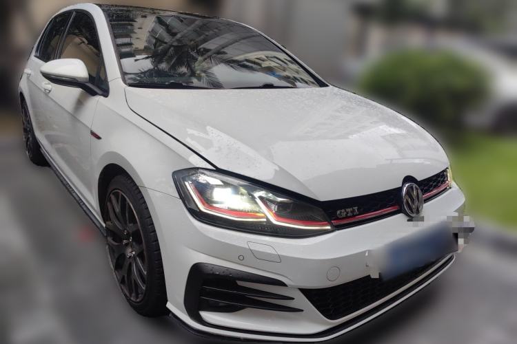 Used Volkswagen Golf GTI 2018 2.0 TSI GTI Front Right 45 Deg