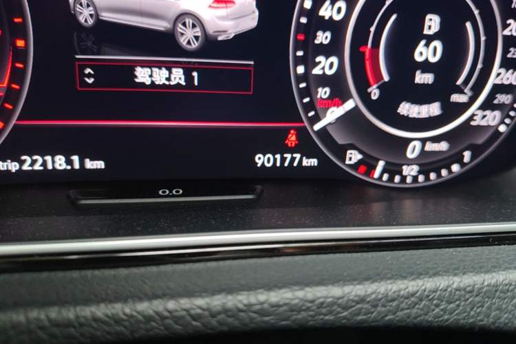 Used Volkswagen Golf GTI 2018 2.0 TSI GTI Odometer Close Up