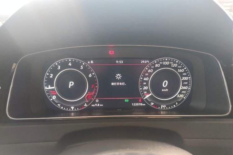Used Volkswagen Golf GTI 2019 2.0 TSI GTI China V Standard Odometer Close Up