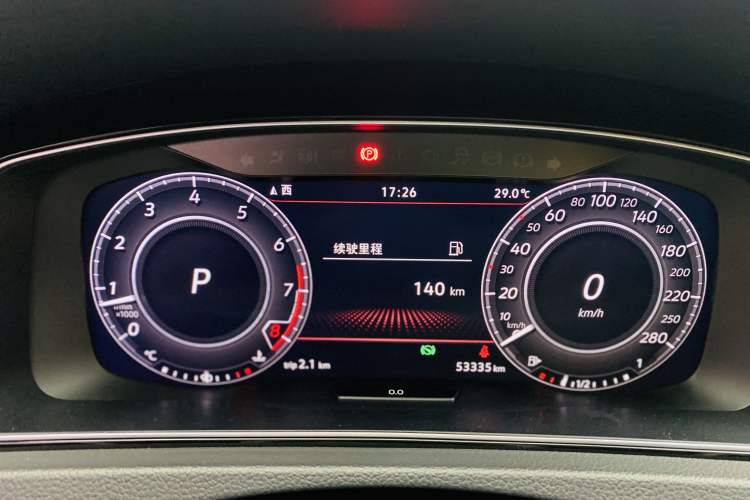 Used Volkswagen Golf GTI 2019 2.0 TSI GTI China V Standard Odometer Close Up