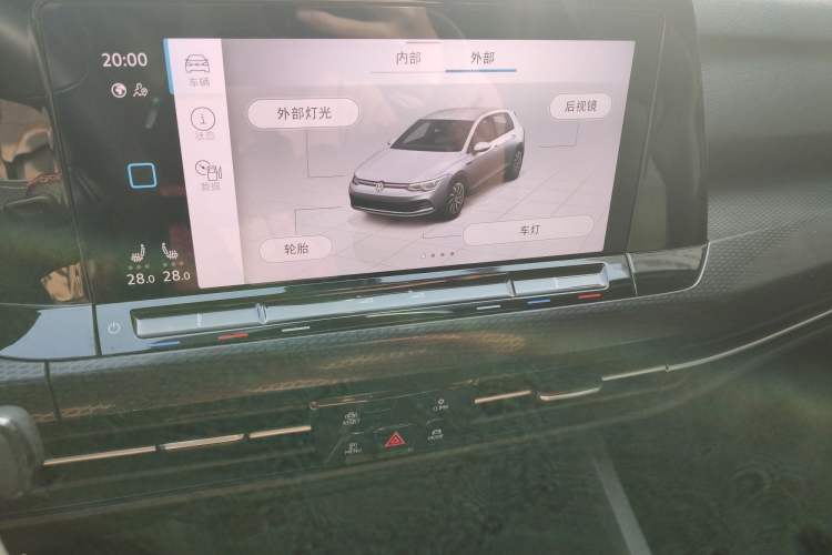 Used Volkswagen Golf GTI 2021 Facelift 380TSI DSG GTI Audio And AC Panel