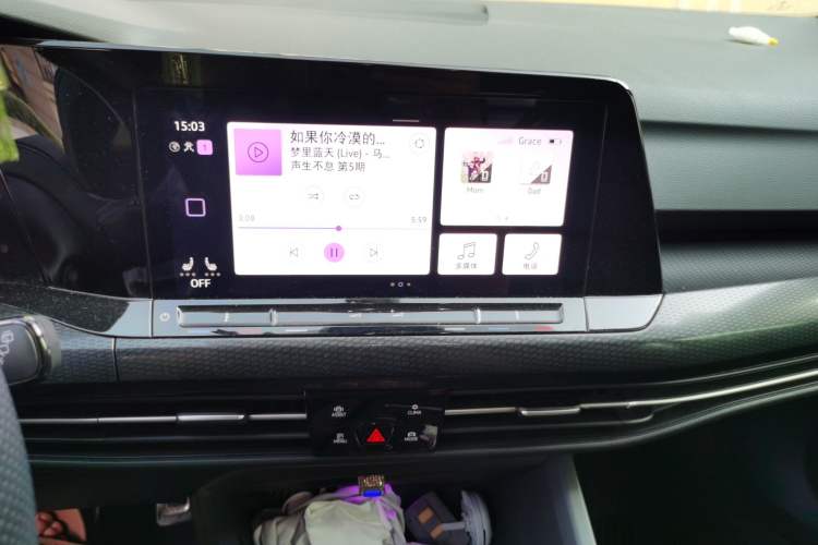 Used Volkswagen Golf GTI 2021 380TSI DSG GTI Audio And AC Panel