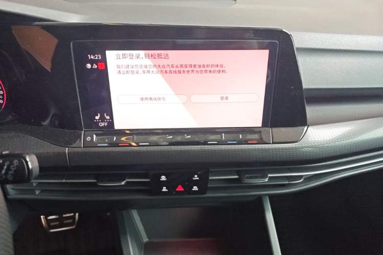 Used Volkswagen Golf GTI 2021 380TSI DSG GTI Audio And AC Panel