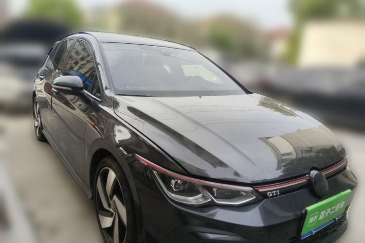Used Volkswagen Golf GTI 2021 380TSI DSG GTI Front Right 45 Deg