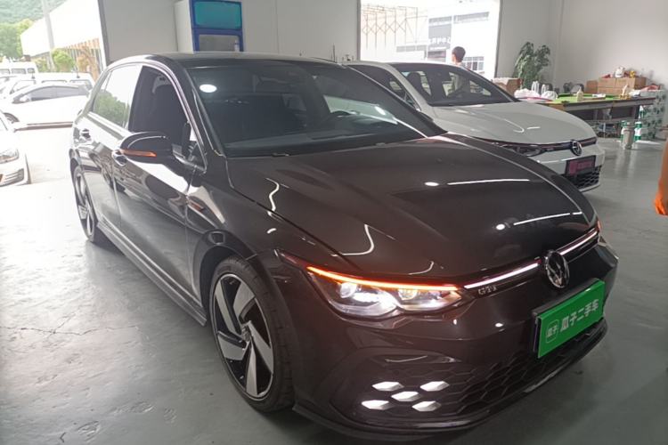 Used Volkswagen Golf GTI 2021 380TSI DSG GTI Front Right 45 Deg