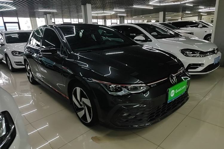 Used Volkswagen Golf GTI 2021 380TSI DSG GTI Front Right 45 Deg