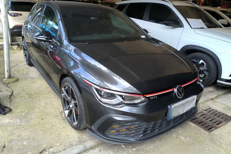 Used Volkswagen Golf GTI 2021 380TSI DSG GTI Front Right 45 Deg