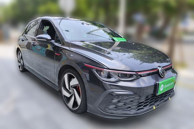 Used Volkswagen Golf GTI 2021 380TSI DSG GTI Front Right 45 Deg