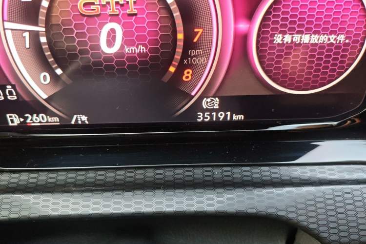Used Volkswagen Golf GTI 2021 380TSI DSG GTI Odometer Close Up