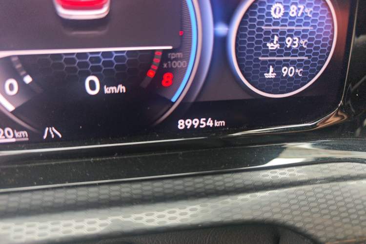 Used Volkswagen Golf GTI 2021 380TSI DSG GTI Odometer Close Up