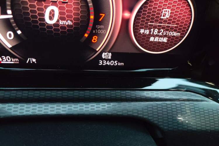 Used Volkswagen Golf GTI 2021 Facelift 380TSI DSG GTI Odometer Close Up