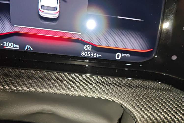 Used Volkswagen Golf GTI 2021 380TSI DSG GTI Odometer Close Up