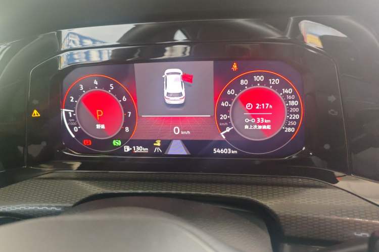Used Volkswagen Golf GTI 2021 380TSI DSG GTI Odometer Close Up