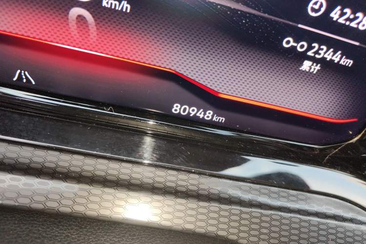 Used Volkswagen Golf GTI 2021 380TSI DSG GTI Odometer Close Up