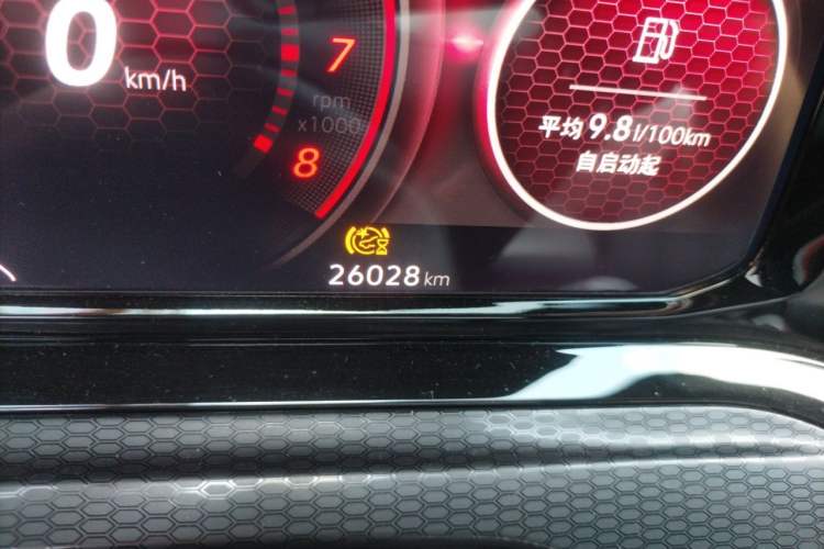 Used Volkswagen Golf GTI 2021 380TSI DSG GTI Odometer Close Up