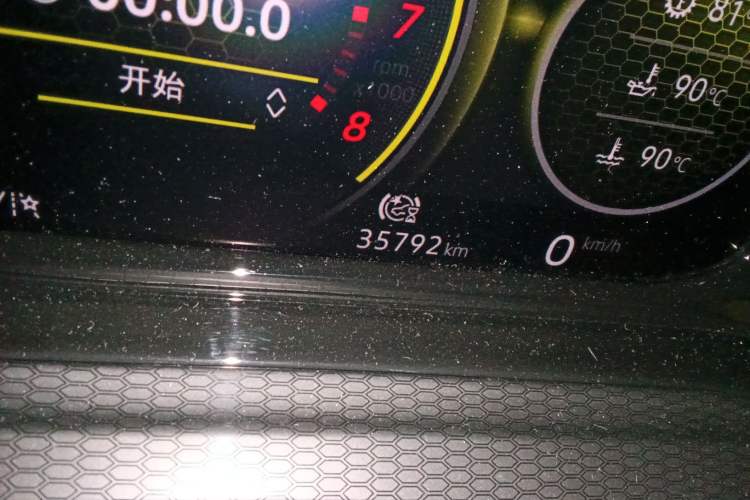 Used Volkswagen Golf GTI 2021 380TSI DSG GTI Odometer Close Up