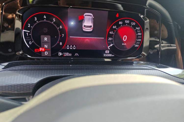 Used Volkswagen Golf GTI 2021 380TSI DSG GTI Odometer Close Up