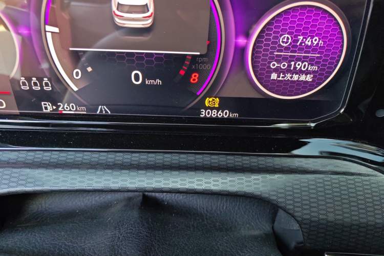Used Volkswagen Golf GTI 2021 Facelift 380TSI DSG GTI Odometer Close Up
