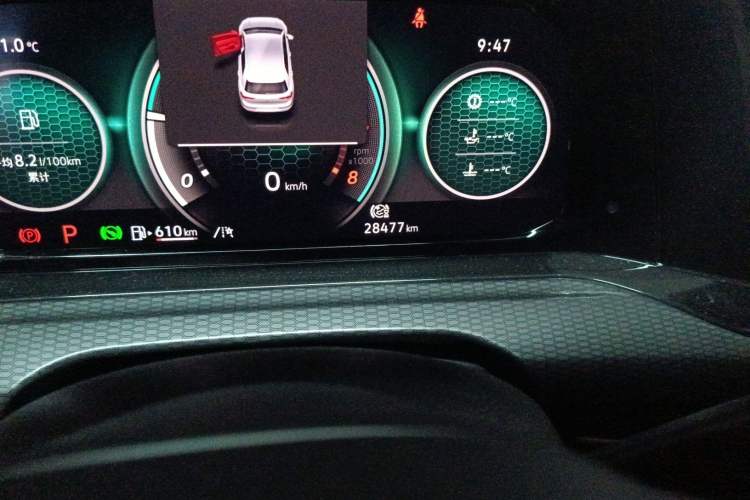 Used Volkswagen Golf GTI 2021 380TSI DSG GTI Odometer Close Up